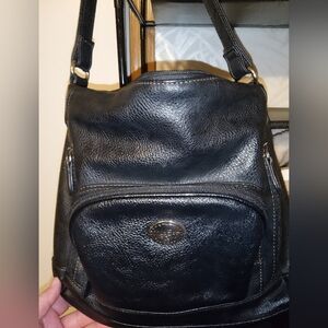 Multi Sac Black Pebbled Medium Size Women's Shohlder Bag No Call Outs!